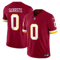 Men's Washington Commanders Mike Sainristil Burgundy Team Vapor F.U.S.E. Stitched Limited Jersey