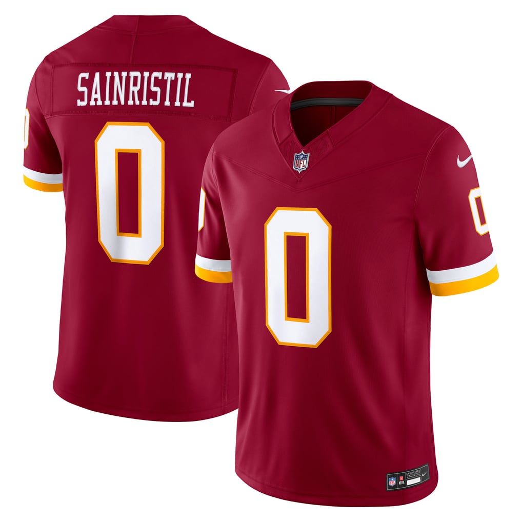 Men's Washington Commanders Mike Sainristil Burgundy Team Vapor F.U.S.E. Stitched Limited Jersey