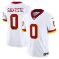 Men's Washington Commanders Mike Sainristil White Vapor F.U.S.E. Stitched Limited Jersey