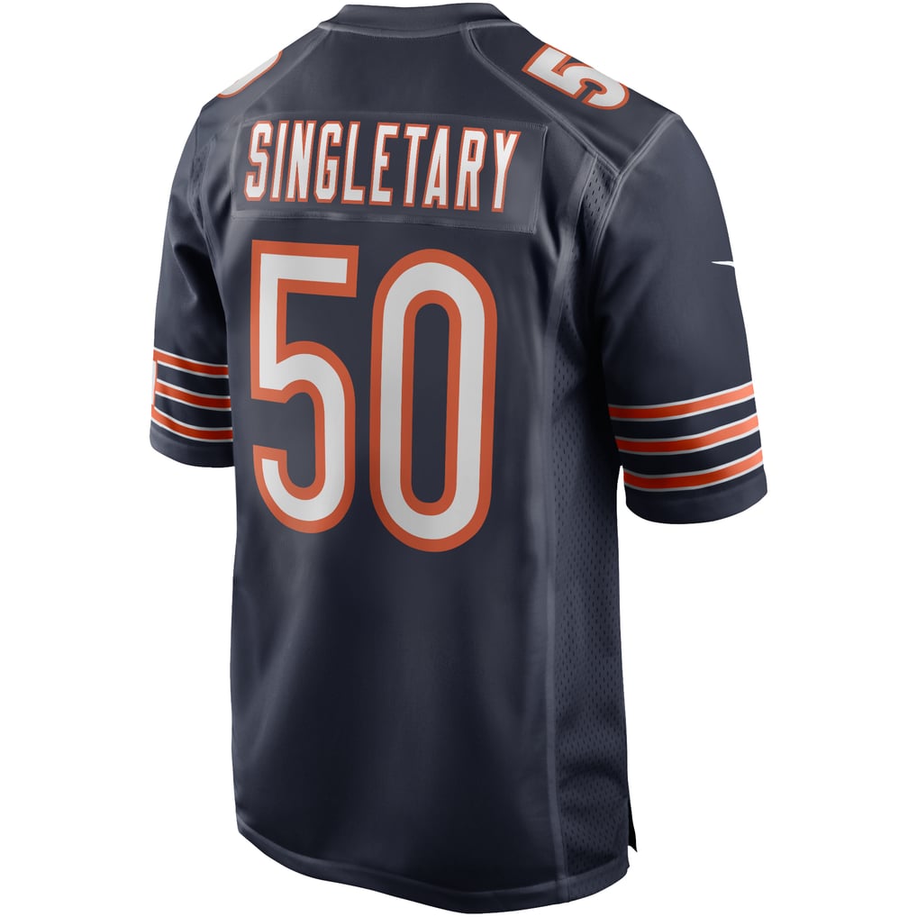 Men's Chicago Bears Mike Singletary Navy Game Retired Player Jersey