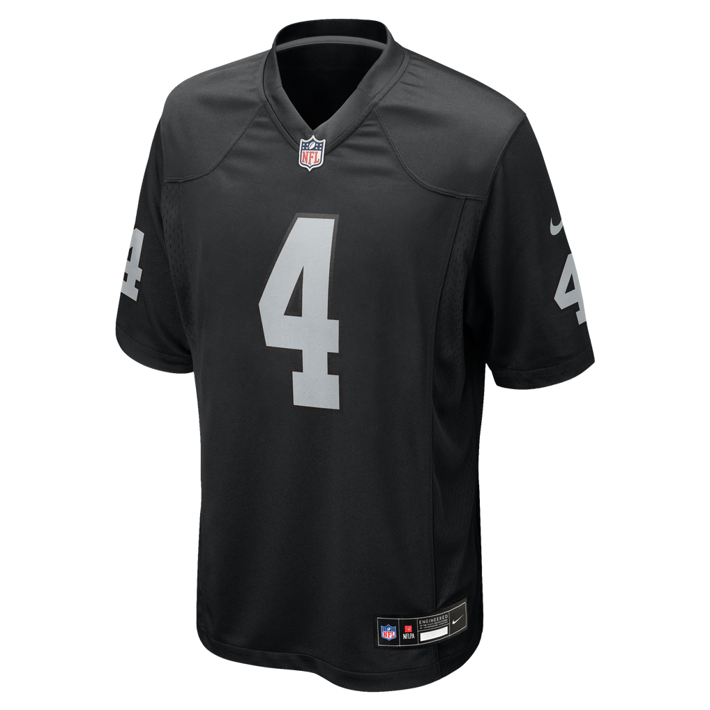 Men's Las Vegas Raiders Mike Washington Jr. Black Team Game Jersey