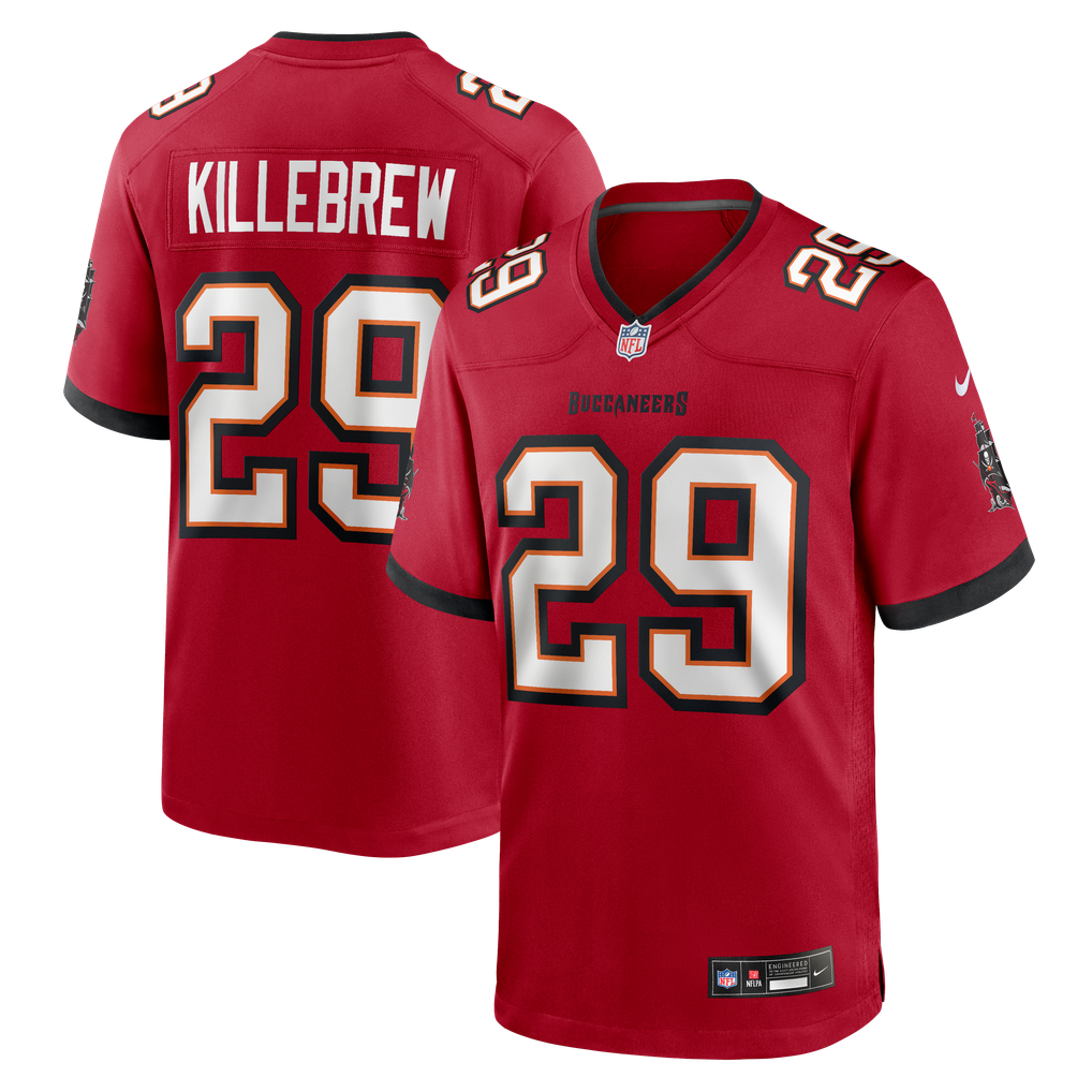 Men's Tampa Bay Buccaneers Miles Killebrew Red Team Game Jersey