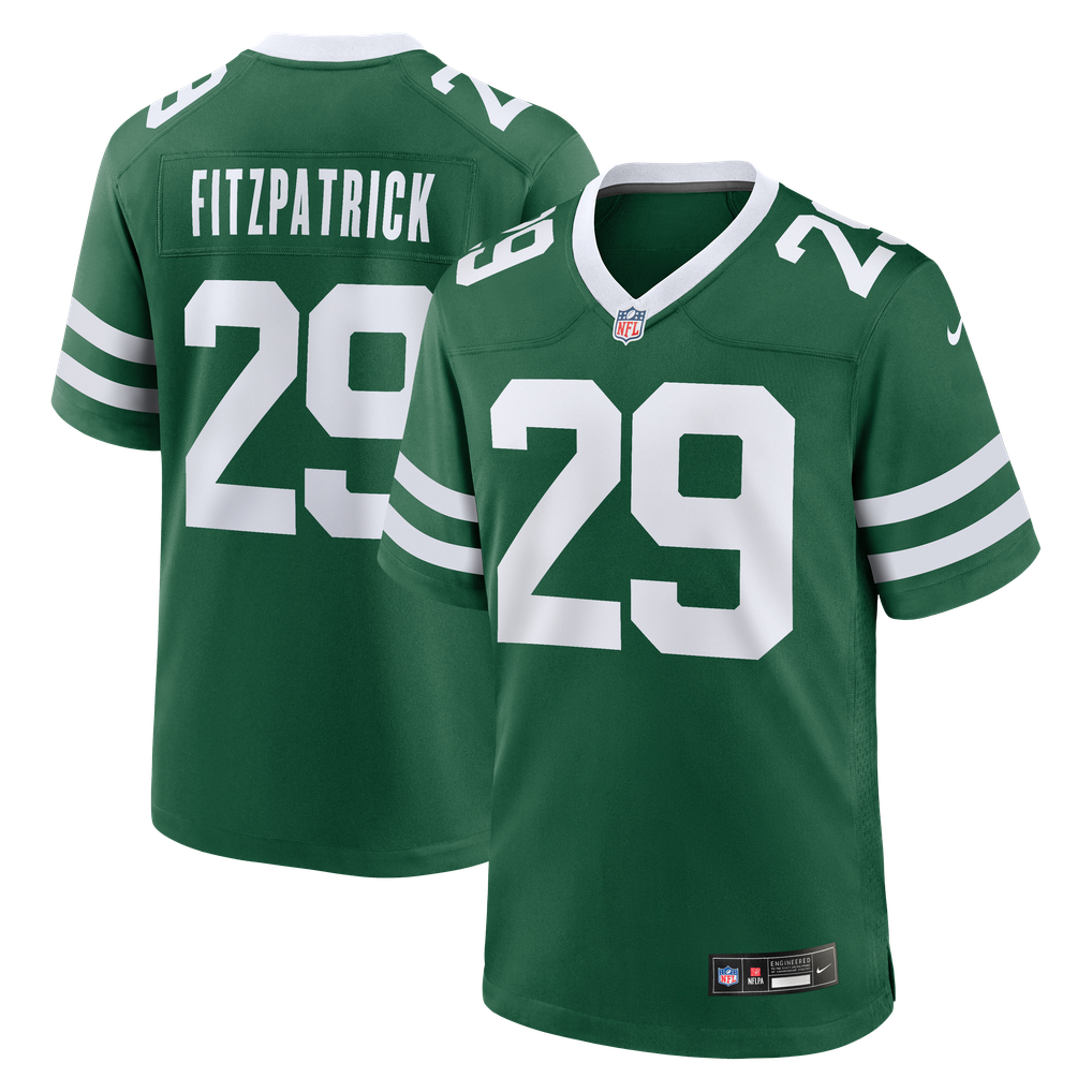 Men's New York Jets Minkah Fitzpatrick Legacy Green Game Jersey