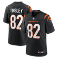 Men's Cincinnati Bengals Mitchell Tinsley Black Team Game Jersey