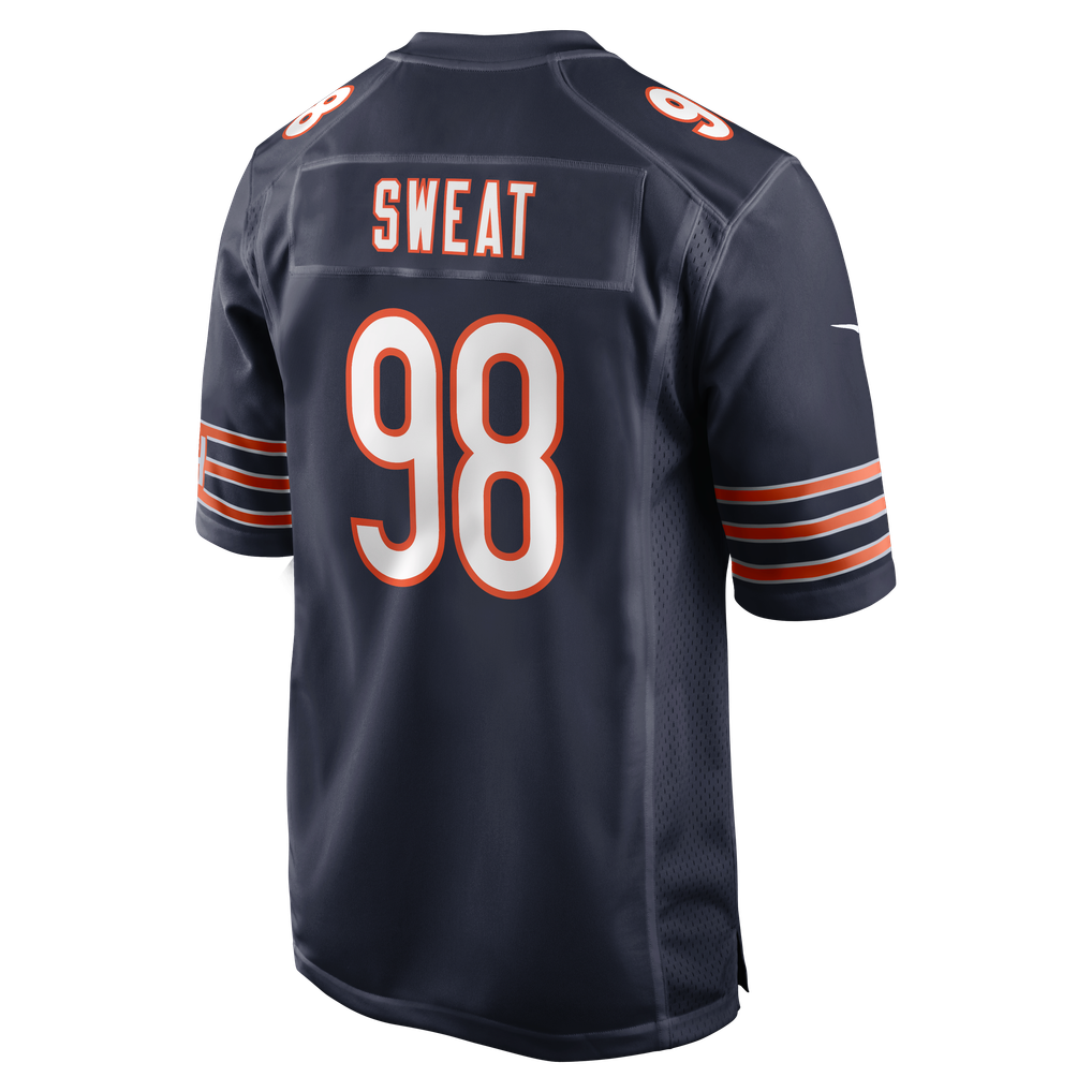 Men's Chicago Bears Montez Sweat Navy Game Jersey
