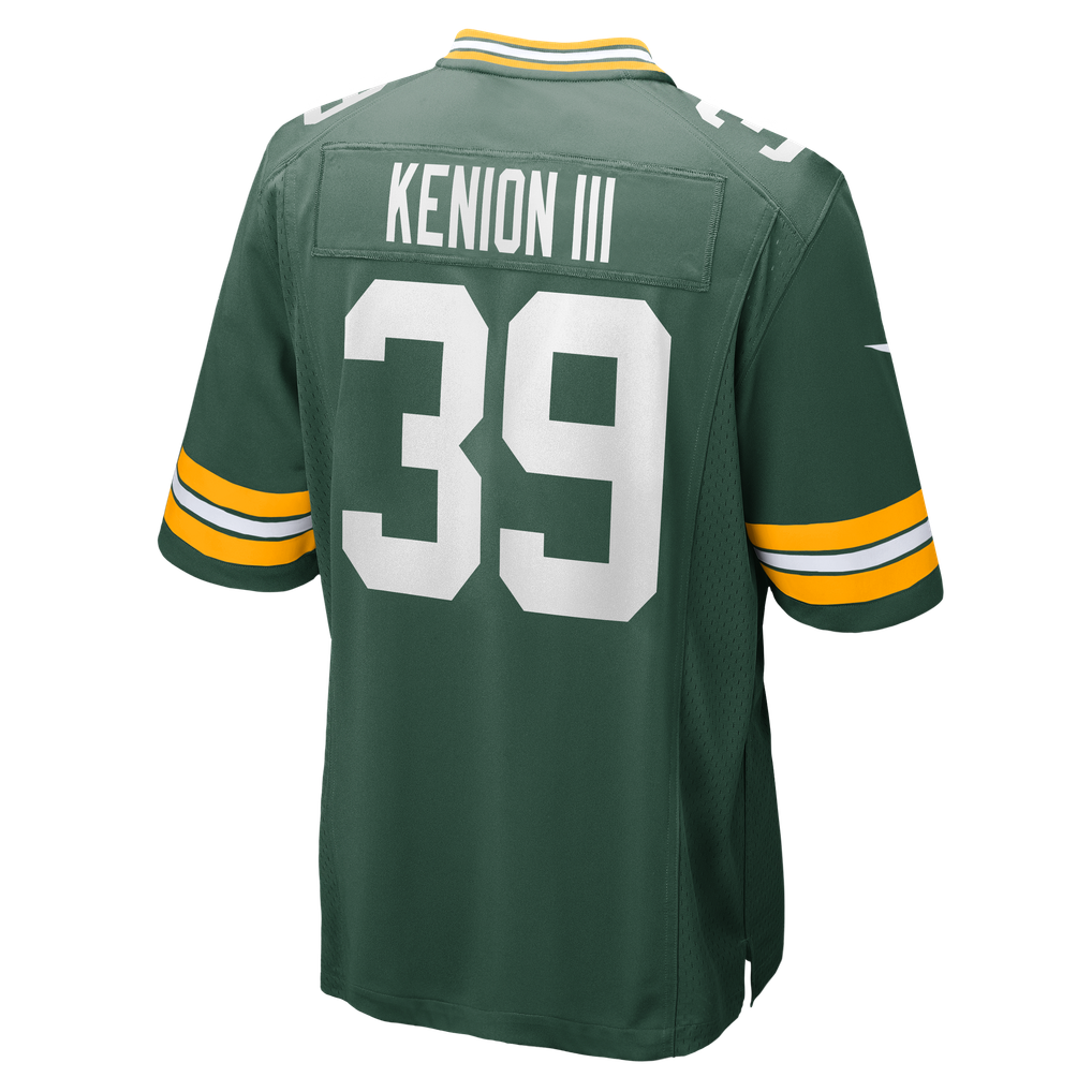 Men's Green Bay Packers Murvin Kenion III Green Team Game Jersey