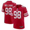 Men's San Francisco 49ers Mykel Williams Scarlet Team Game Jersey