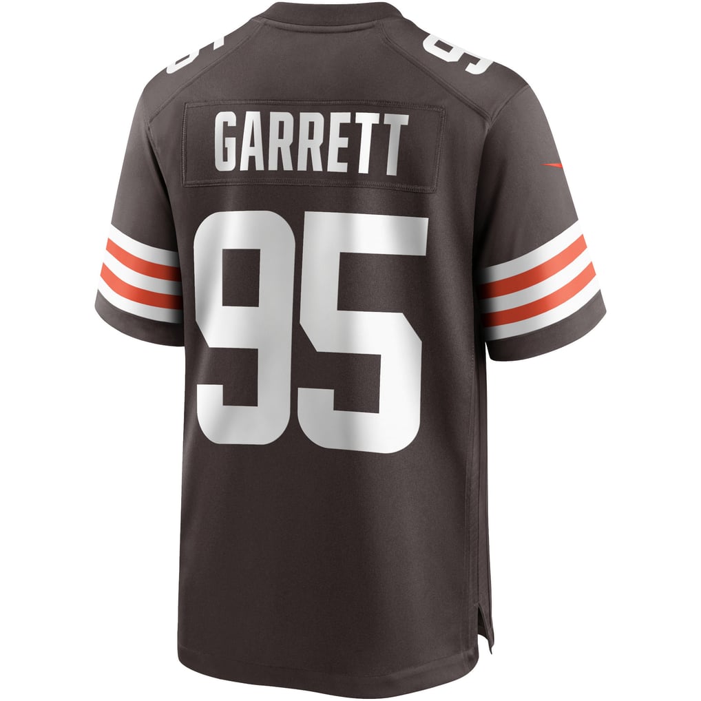 Men's Cleveland Browns Myles Garrett Brown Game Player Jersey