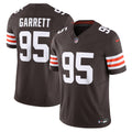 Men's Cleveland Browns Myles Garrett Brown Vapor F.U.S.E. Limited Jersey