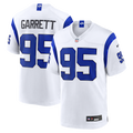 Men's Los Angeles Rams Myles Garrett Fearsome White Game Jersey