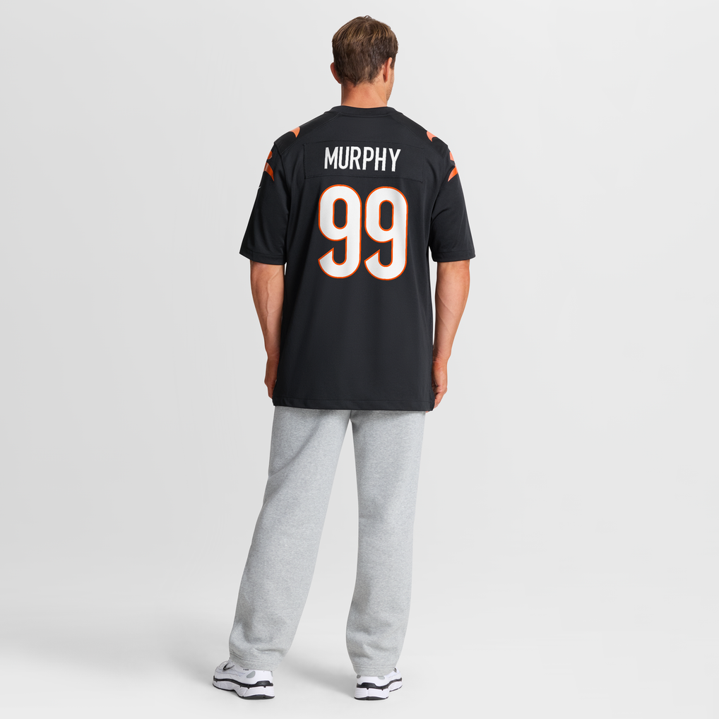 Men's Cincinnati Bengals Myles Murphy Black Game Jersey