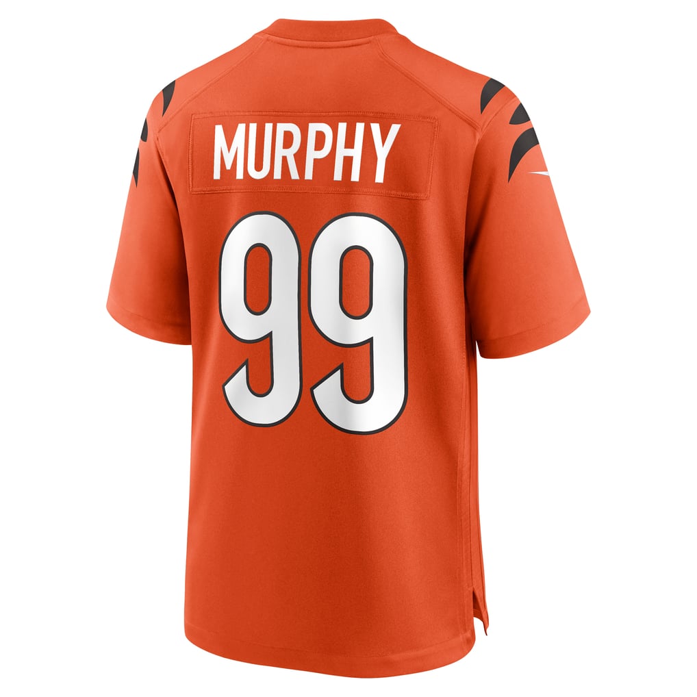 Men's Cincinnati Bengals Myles Murphy Orange Alternate Game Jersey