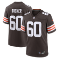 Men's Cleveland Browns Nadame Tucker Brown Team Game Jersey