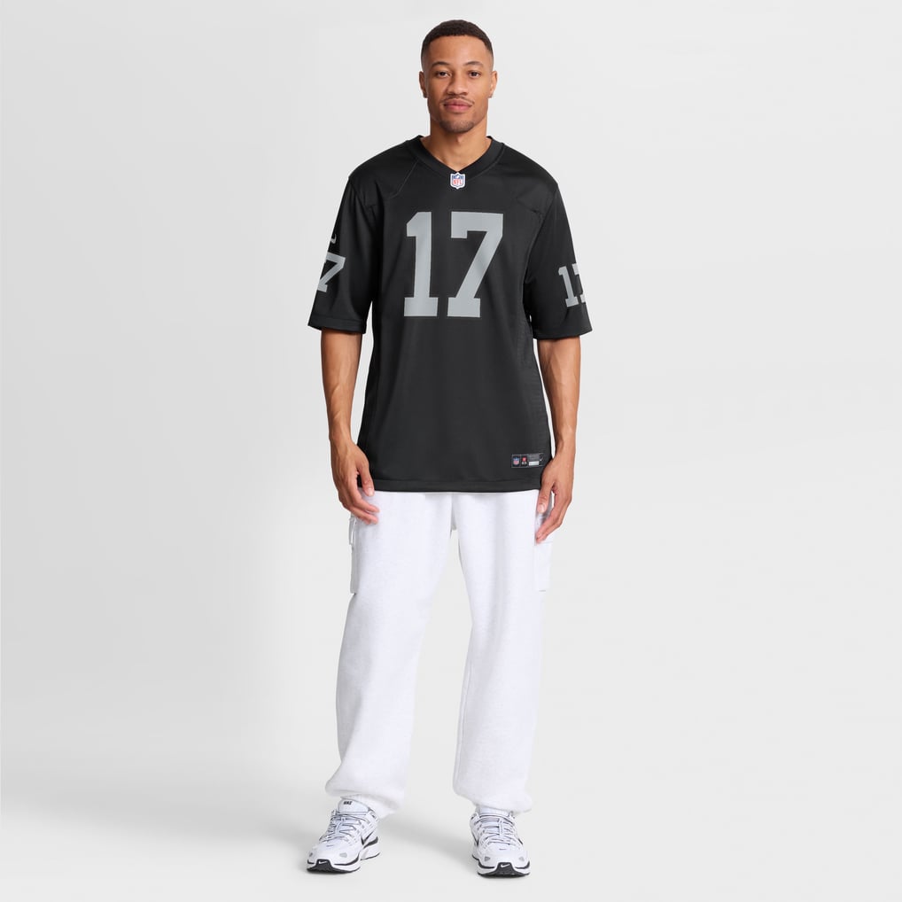 Men's Las Vegas Raiders Nakobe Dean Black Team Game Jersey