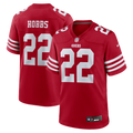 Men's San Francisco 49ers Nate Hobbs Scarlet Team Game Jersey