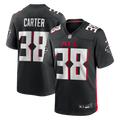 Men's Atlanta Falcons Nathan Carter Black Team Game Jersey