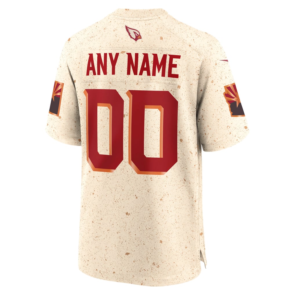 Men's Arizona Cardinals Natural Rivalries Collection Custom Game Jersey