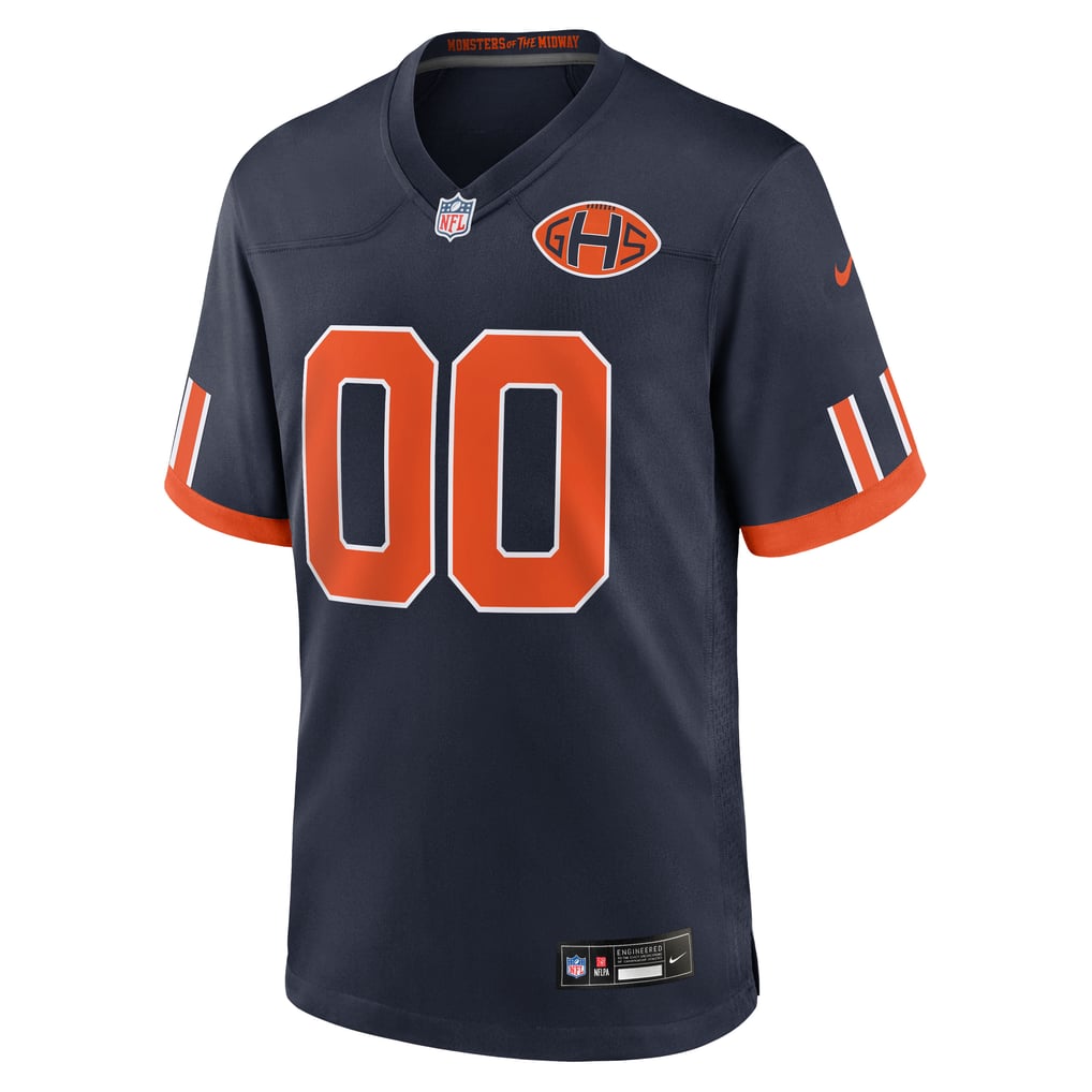 Men's Chicago Bears Navy 2026 Rivalries Collection Game Custom Jersey