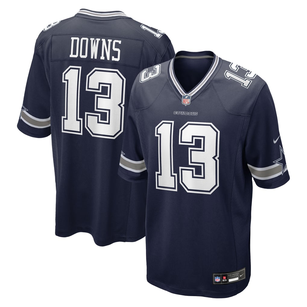 Men's Dallas Cowboys Caleb Downs Navy Team Game Jersey