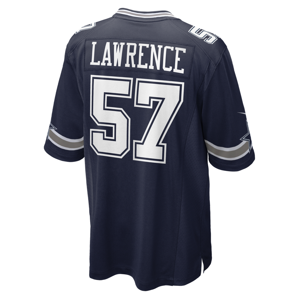 Men's Dallas Cowboys Malachi Lawrence Navy Team Game Jersey