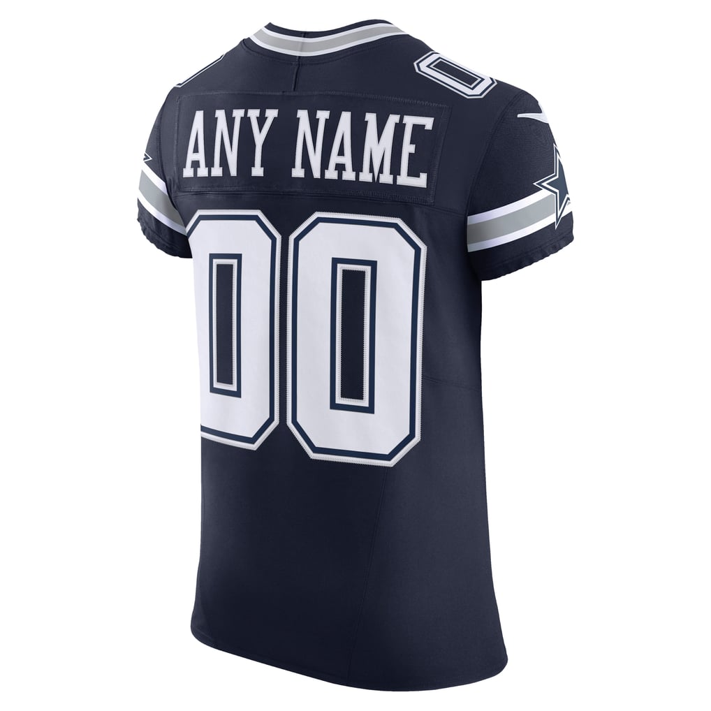 Men's Dallas Cowboys Navy Vapor F.U.S.E. Elite Custom Jersey
