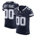Men's Dallas Cowboys Navy Vapor F.U.S.E. Elite Custom Jersey