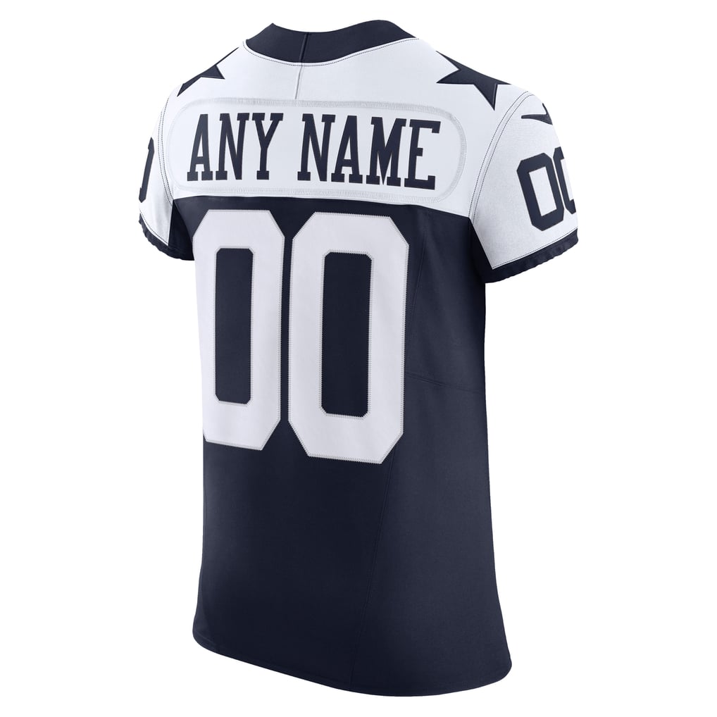 Men's Dallas Cowboys Navy Vapor F.U.S.E. Elite Custom Jersey