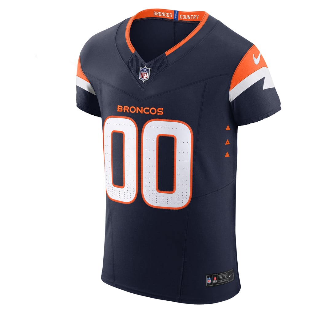 Men's Denver Broncos Navy Alternate Vapor F.U.S.E. Elite Custom Jersey