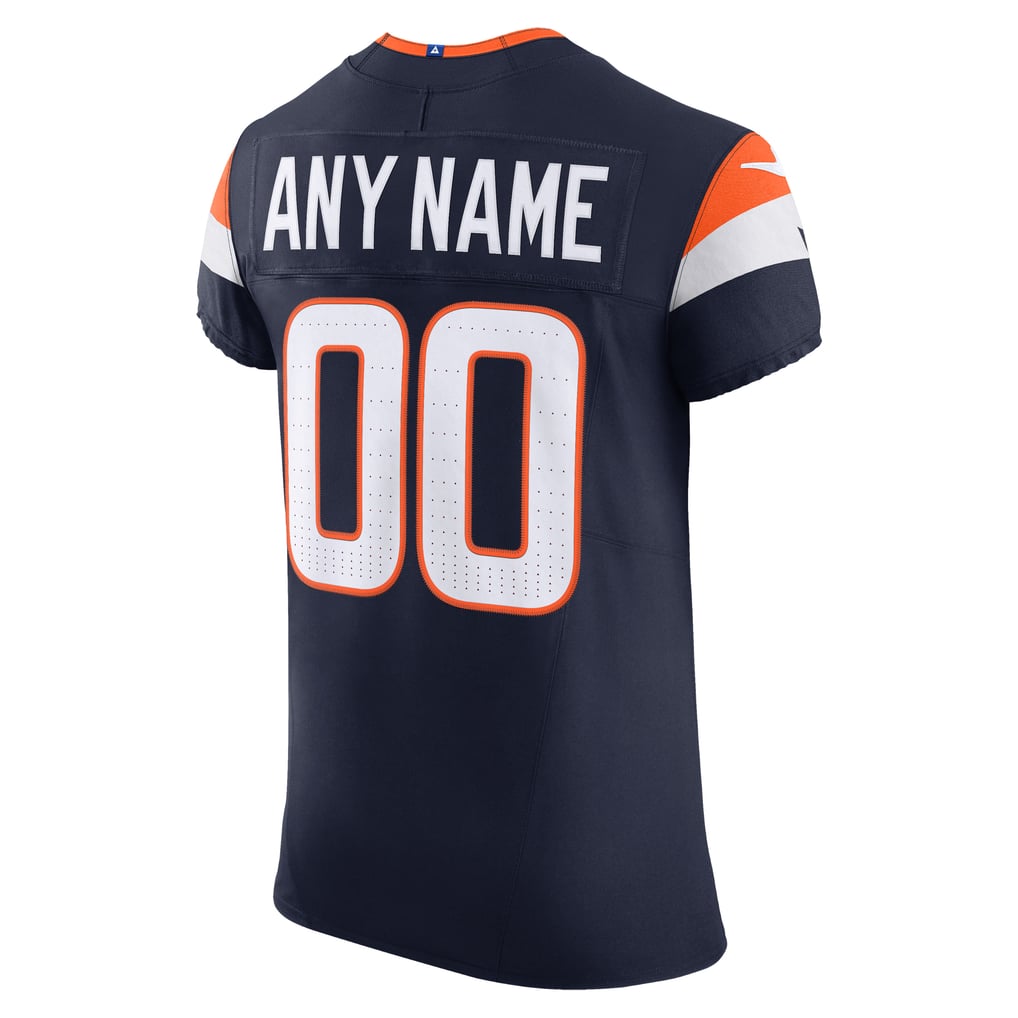Men's Denver Broncos Navy Alternate Vapor F.U.S.E. Elite Custom Jersey