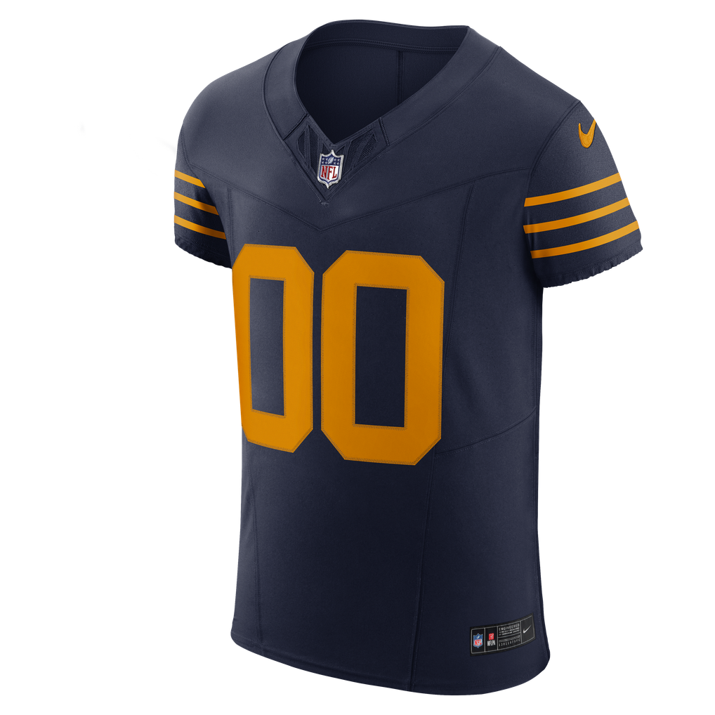 Men's Green Bay Packers Navy Alternate Vapor F.U.S.E. Elite Custom Jersey
