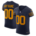 Men's Green Bay Packers Navy Alternate Vapor F.U.S.E. Elite Custom Jersey