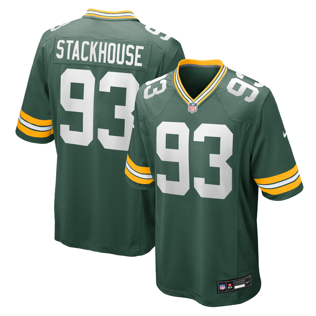 Men's Green Bay Packers Nazir Stackhouse Green Team Game Jersey