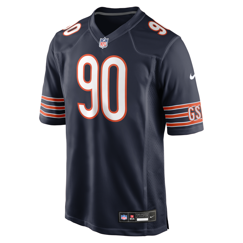 Men's Chicago Bears Neville Gallimore Navy Team Game Jersey