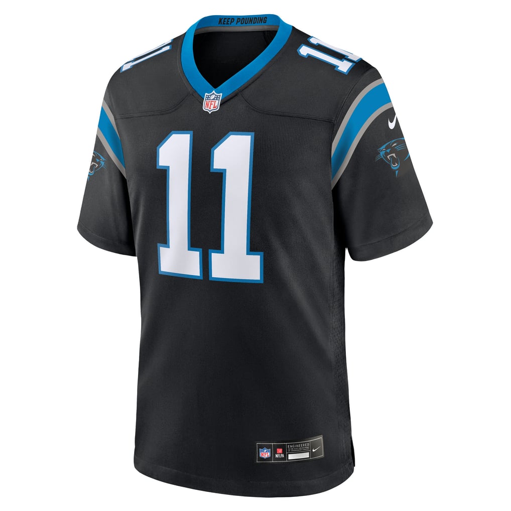Men's Carolina Panthers Nic Scourton Black Team Game Jersey