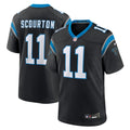 Men's Carolina Panthers Nic Scourton Black Team Game Jersey