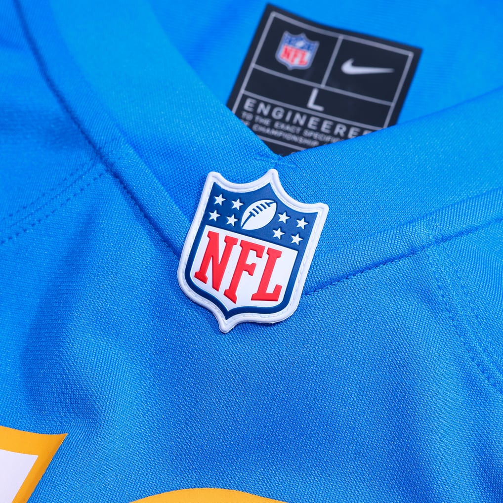 Men's Los Angeles Chargers Nick Barrett Powder Blue Team Game Jersey