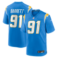 Men's Los Angeles Chargers Nick Barrett Powder Blue Team Game Jersey