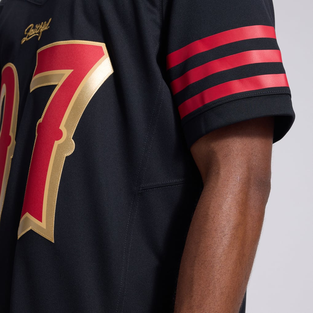 Men's San Francisco 49ers Nick Bosa Black Rivalries Collection Stitched Limited Jersey