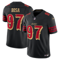 Men's San Francisco 49ers Nick Bosa Black Rivalries Collection Stitched Limited Jersey