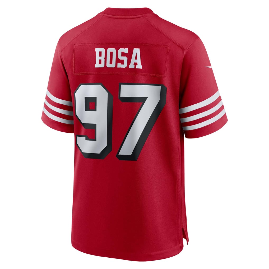 Men's San Francisco 49ers Nick Bosa Scarlet Alternate Game Jersey