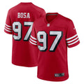 Men's San Francisco 49ers Nick Bosa Scarlet Alternate Game Jersey