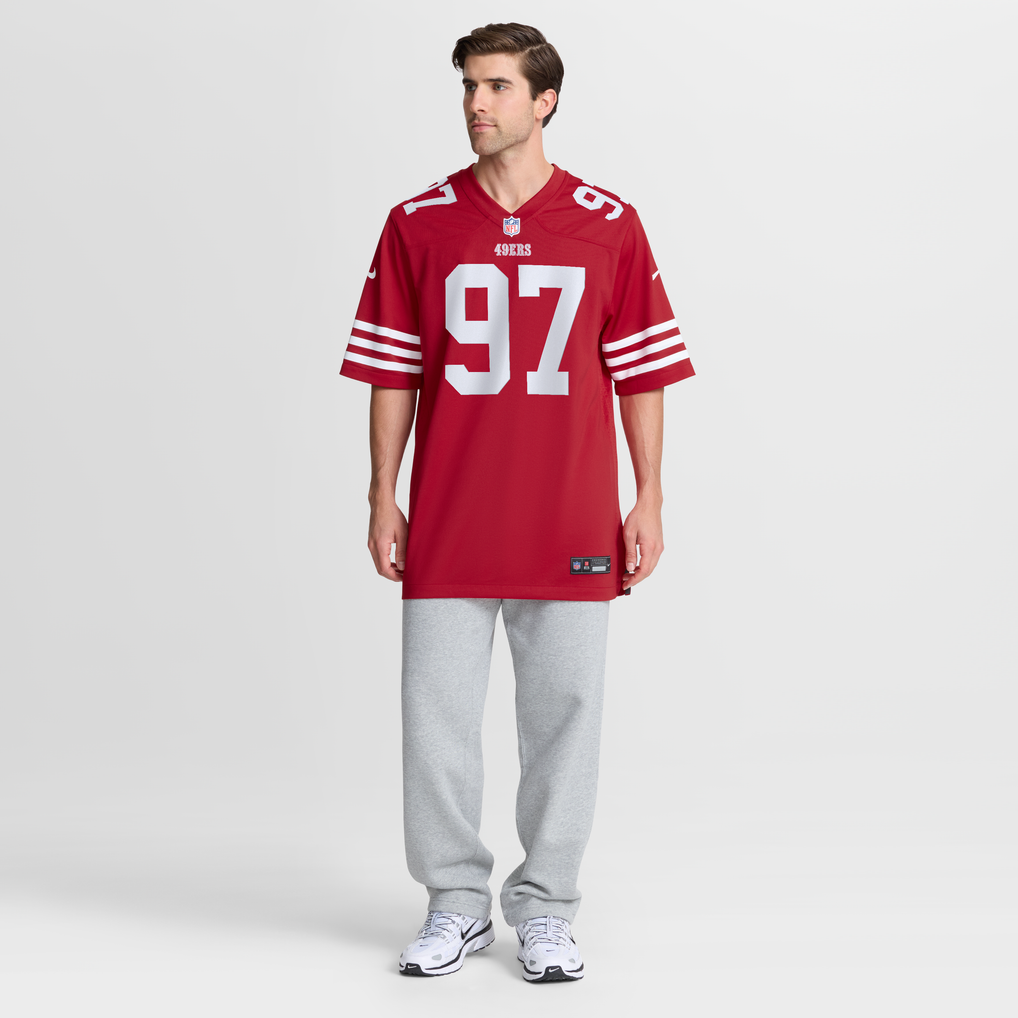 Men's San Francisco 49ers Nick Bosa Scarlet Player Game Jersey