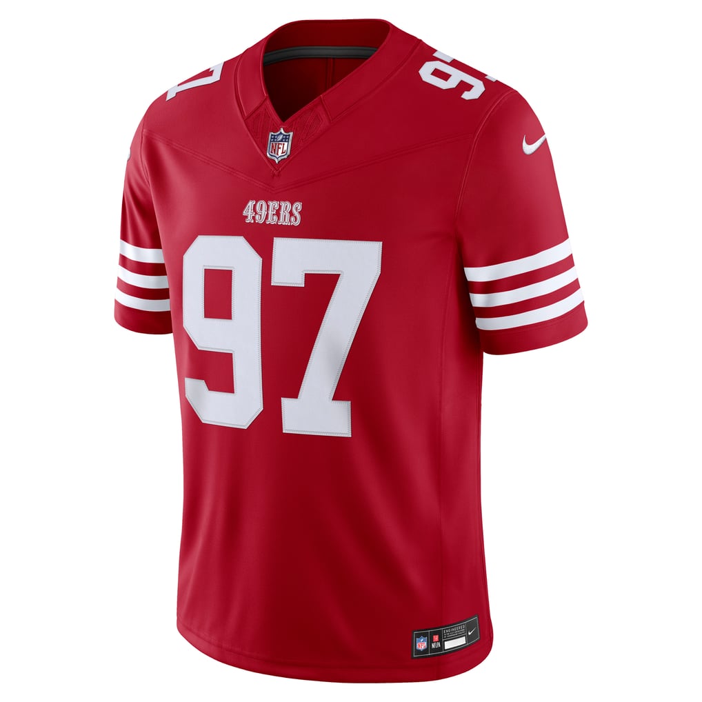 Men's San Francisco 49ers Nick Bosa Scarlet Team Vapor F.U.S.E. Stitched Limited Jersey