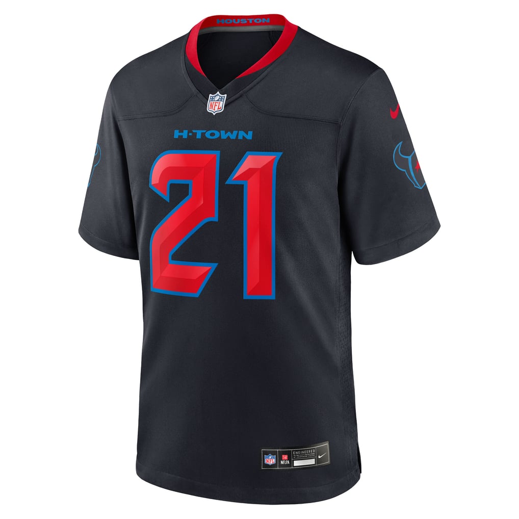 Men's Houston Texans Nick Chubb Navy Alternate 2 Game Jersey