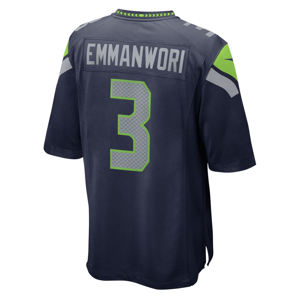 Men's Seattle Seahawks Nick Emmanwori College Navy Team Game Jersey