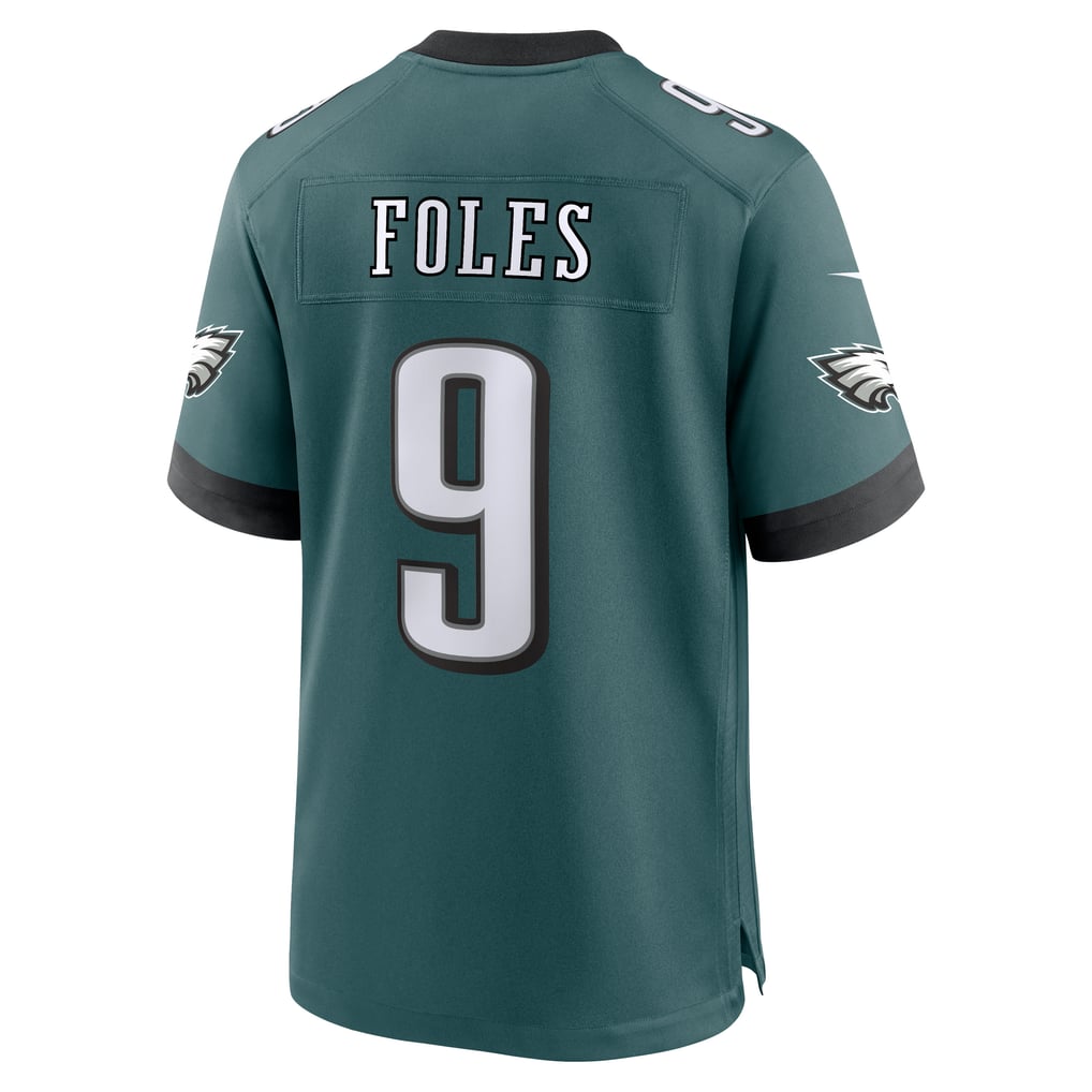 Men's Philadelphia Eagles Nick Foles Midnight Green Team Retired Player Game Jersey
