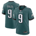 Men's Philadelphia Eagles Nick Foles Midnight Green Team Retired Player Game Jersey
