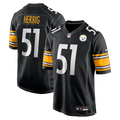 Men's Pittsburgh Steelers Nick Herbig Black Game Jersey