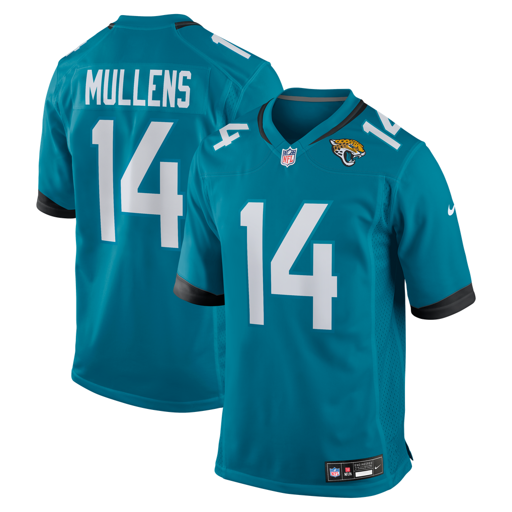 Men's Jacksonville Jaguars Nick Mullens Teal Team Game Jersey