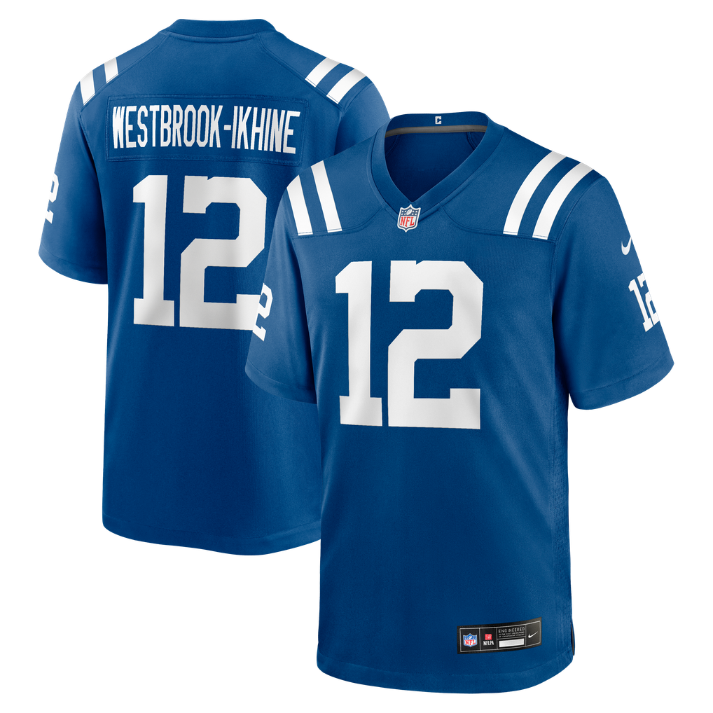 Men's Indianapolis Colts Nick Westbrook-Ikhine Royal Team Game Jersey